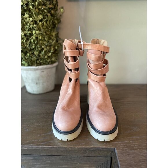 Free People Jesse Cutout Boots English Tan Womens Size 41 - Picture 7 of 14